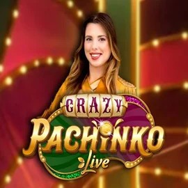 Crazy Pachinko casino game by Evolution – featured logo at Spinmacho Casino