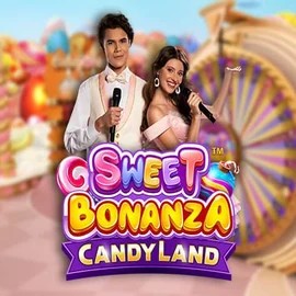 Sweet Bonanza Candy Land Live logo by Pragmatic Play at Spinmacho Casino